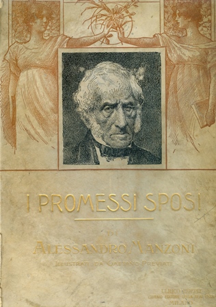 Copertina dell'ed. de I promessi sposi, Milano, Hoepli, 1900