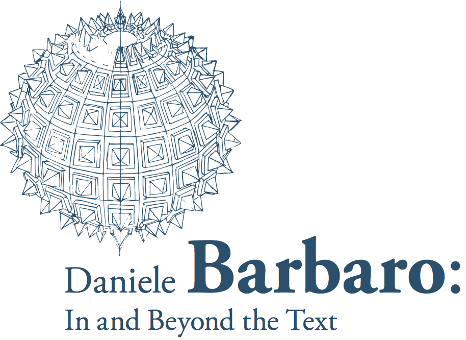 Logo Daniele Barbaro In and Beyond the Text