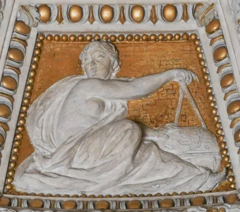 Alessandro Vittoria, Pratica, nella Cupola dell'Etica dello Scalone.