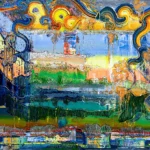 Journey, 2022, Öl auf Nessel