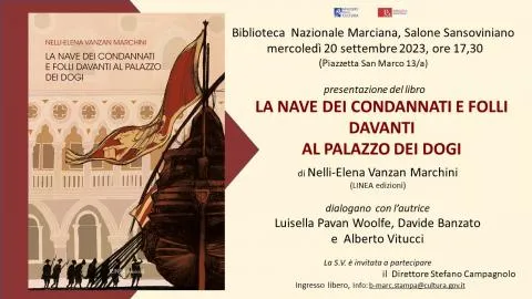 La nave dei condannati e folli davanti al palazzo dei dogi