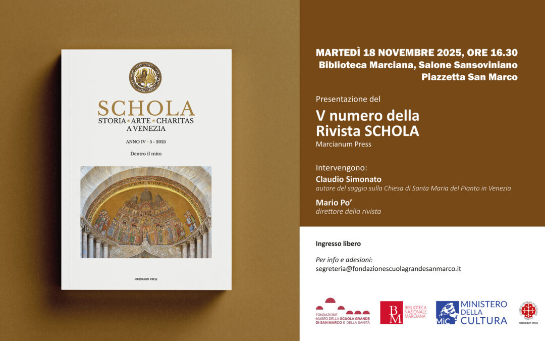 PRESENTAZIONE del V numero della rivista SCHOLA