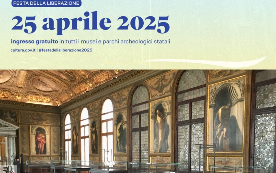25 aprile 2025: ingresso gratuito alle Sale Monumentali e ai Ridotti dei Procuratori della Biblioteca Nazionale Marciana