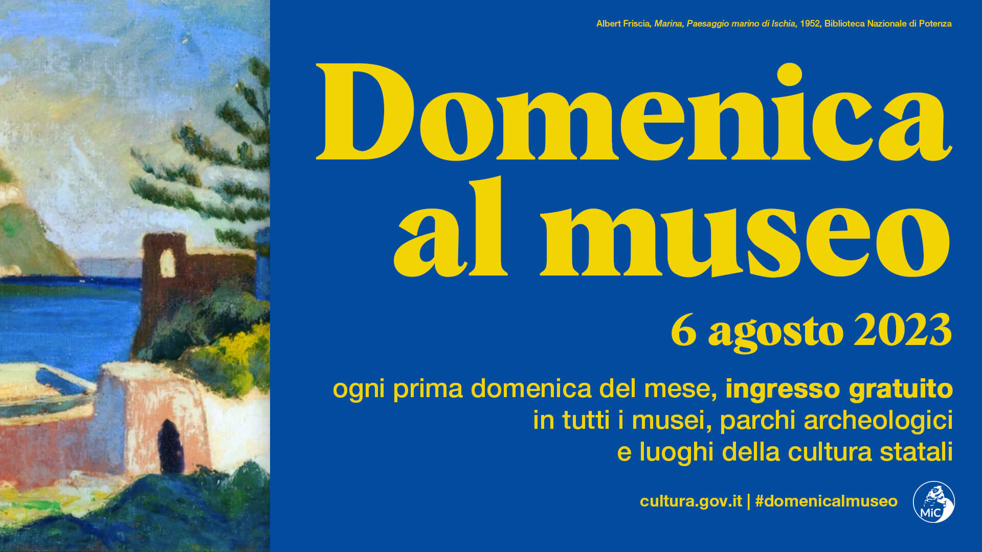 Domenica 6 agosto 2023 ingresso gratuito alle Sale Monumentali della Biblioteca Nazionale Marciana