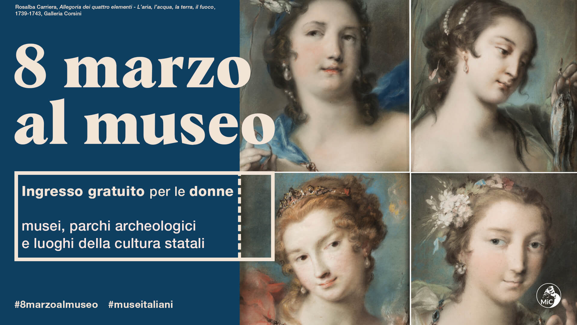 INGRESSO GRATUITO PER LE DONNE nei luoghi della cultura statali